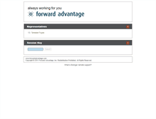 Tablet Screenshot of im-onesupport.forwardadvantage.com